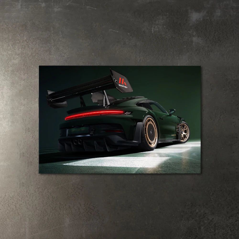 Neon Garage lighted painting